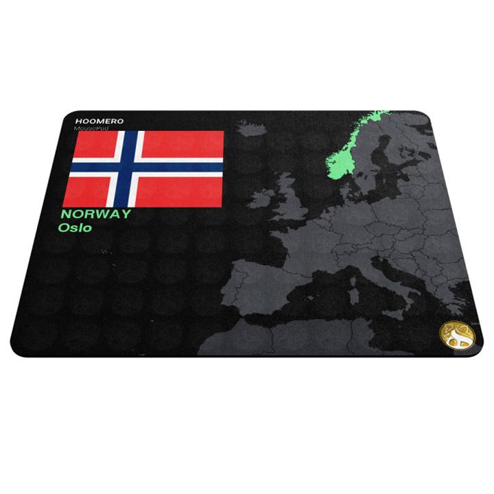 ماوس پد هومرو مدل A3452 طرح پرچم قاره اروپا Hoomero European continental flag A3452 Mousepad